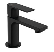 Смеситель Hansgrohe Rebris E 72553670 для раковины, со сливным гарнитуром, черный матовый
