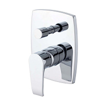 Смеситель Clever Paula 98416 для ванны с душем, на 2 выхода, хром