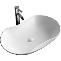 Раковина накладная Ceruttispa СТ9582 67x41,5 белый