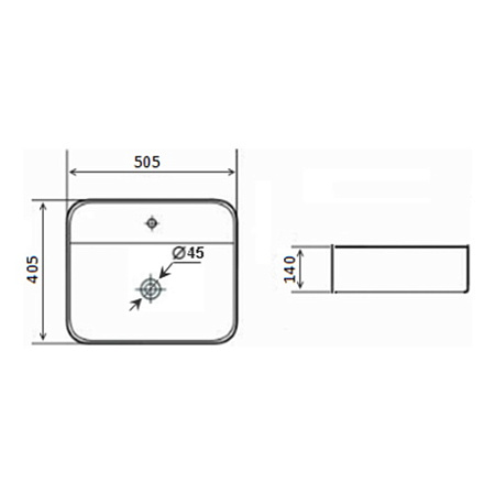 Раковина Timo Inari TK-505MB черный матовый