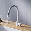 Смеситель Dorff Logic D3007533 для кухонной мойки белый - фото 2