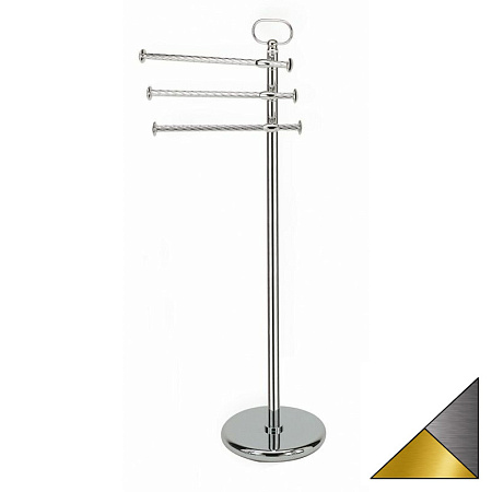 Стойка с аксессуарами Stil Haus Giunone G696(02) хром/золото