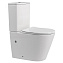 Унитаз-компакт ABBER Bequem AC1112TMW безободковый, белый матовый