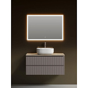 Мебель для ванной со столешницей Sancos Snob T 100 SNT100SM+TT100A2X Doha Soft/Kreman