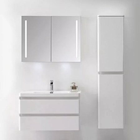 Тумба с раковиной BelBagno Energia-N 90 bianco lucido, подвесная