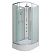 Душевая кабина Niagara Classic NG-33184-14RBKTG 110x80x210 стекло матовое/профиль серебро