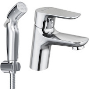 Смеситель с гигиеническим душем Damixa Jupiter 770300001 для раковины, хром