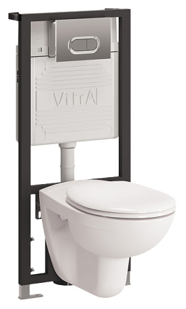 Комплект VitrA Normus 9773B003-7202 кнопка хром