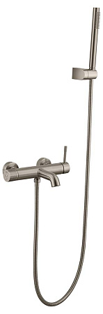 Смеситель Boheme Uno 463-NB для ванны, никель брашированный