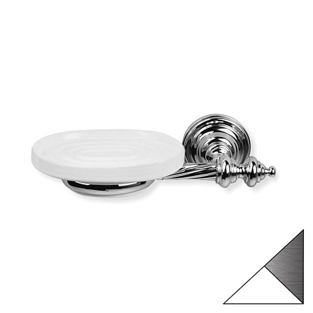 Мыльница Stil Haus Giunone G09(03) хром/белый