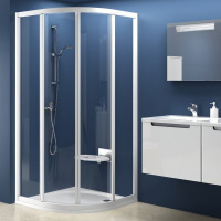 Душевой уголок Ravak Supernova SKCP4-80 SABINA 31144V10011 Pearl, белый
