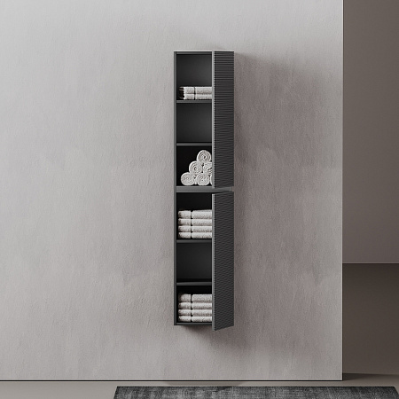 Шкаф-пенал Sancos Folk PFL35GS 35 grey soft