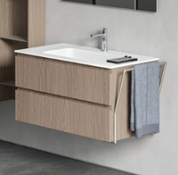 Тумба с раковиной BMT Galaxy 937 106 GEF 01 294 60х50 nespola/ручка titanio