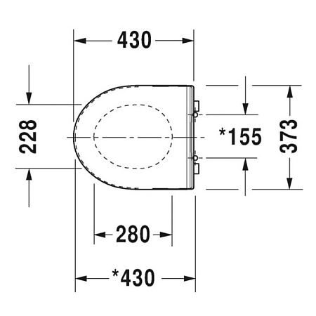 Крышка-сиденье Duravit No.1 0020790000