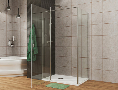 Душевой уголок Allen Brau Priority 3.31001.00 + 3.31013.00 90x80 хром