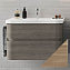 Тумба с раковиной Berloni Bagno Fly FLYBA2C001CX0/1416  88 Mineralmatt - фото 1