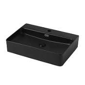 Раковина накладная ABBER Rechteck AC2201MB черный матовый