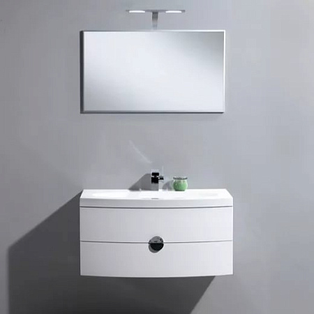 Тумба с раковиной BelBagno Senso  62 bianco lucido