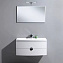Тумба с раковиной BelBagno Senso  62 bianco lucido - фото 6