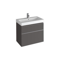 Тумба с раковиной Geberit iCon 841376000 74х47 темно-серый