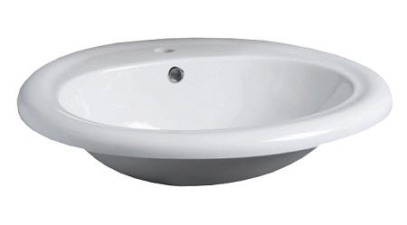 Раковина встраиваемая сверху Simas Top E Lavabi D'Arredo S 51 1 hole 63x56x20,5 с 1 отверстием под с