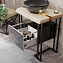 Тумба с раковиной Velvex Gelou 65 черная матовая - фото 5