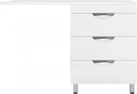 Тумба с раковиной Style Line Жасмин 120 PLUS R 3 ящика, люкс белый