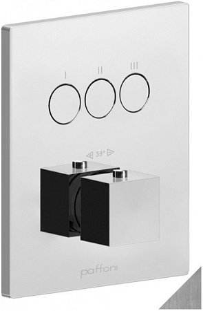 Смеситель Paffoni Compact Box CPT519ST для душа, сталь