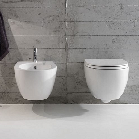 Чаша для подвесного унитаза Globo 4all  MDS02.BI