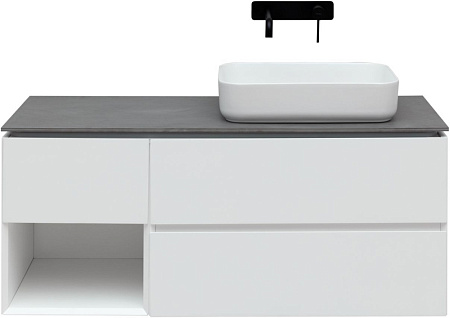 Мебель для ванной Allen Brau Infinity 1.21007.WM 119.2 R белый матовый