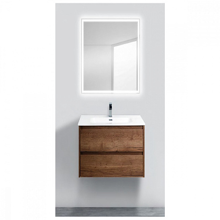 Тумба с раковиной BelBagno Kraft KRAFT-600-2C-SO-RT 60 rovere tabacco