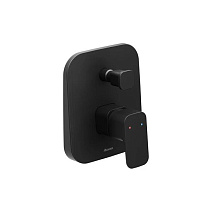 Смеситель Ravak 10° FREE TD F 061.20 X070156 для ванны с душем черный матовый