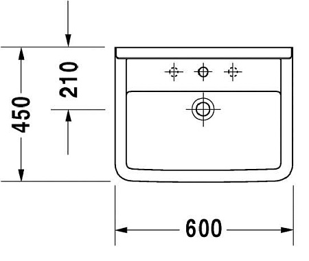 Раковина Duravit Starck 3 0300600000  60