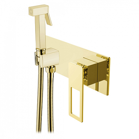 Гигиенический душ со смесителем Boheme Q 147-GG золото