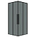 Душевой уголок Grossman Galaxy 300.K33.01.1110.21.10 108-109x88-89x195 прозрачное/черный матовый