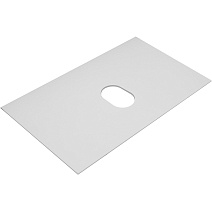 Столешница BelBagno KEP-100-BO-W0 100 без отверстия под смеситель, Bianco Opaco 