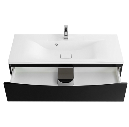 Тумба с раковиной BelBagno Marino MARINO-1200-2C-SO-NL-P 120 nero lucido