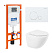 Комплект 4 в 1 BelBagno Amanda BB051CHR/BB051SC/BB002-80/BB014-SR-BIANCO белый/белый