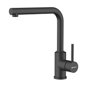 Смеситель Omoikiri Nakagawa-P-BL 4974307 для кухонной мойки, черный