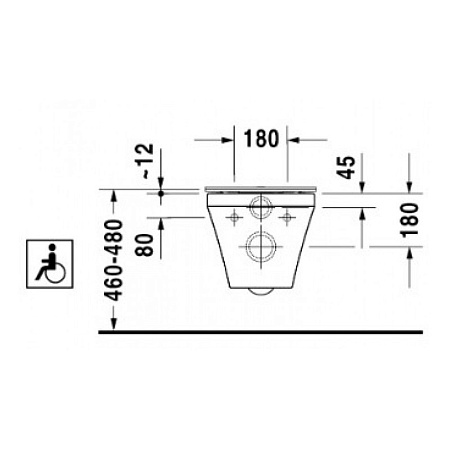 Унитаз подвесной Duravit DuraStyle 2559090000