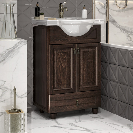 Мебель для ванной Opadiris Тибет 00-00001870 50 орех антикварный (Нагал, Р46)