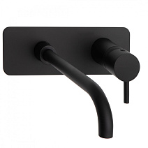 Смеситель IB Rubinetterie MilanoTorino EMT206NP для раковины, черный матовый