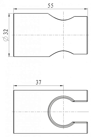 Настенный держатель BelBagno Nova BB-HLD-IN