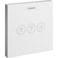 Переключатель потоков Hansgrohe ShowerSelect 15764700 на 3 потребителя, белый матовый