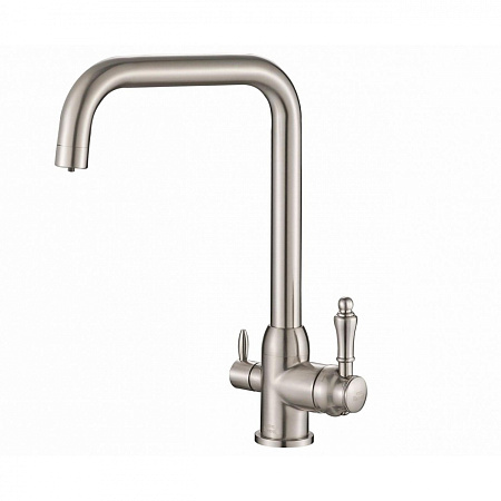 Смеситель Zorg Steel Hammer SH 725 SATIN для кухонной мойки, сатин