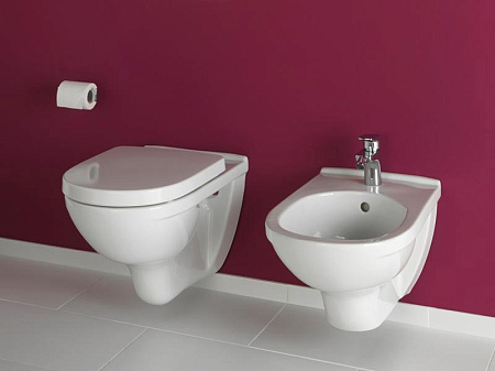 Унитаз подвесной Villeroy & Boch O.Novo 5660HR01 безободковый, микролифт, альпийский белый