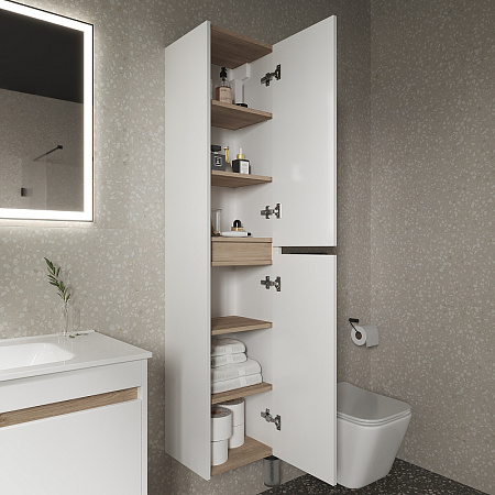 Шкаф-пенал Sancos Smart PSM35W белый