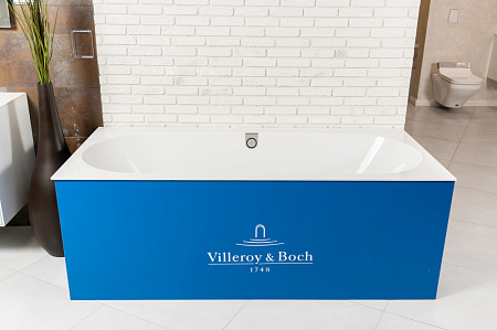 Ванна квариловая Villeroy & Boch Oberon 2.0 SOLO UBQ181OBR2DV-01 180х80 см, альпийский белый