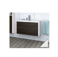 Тумба с раковиной Aquaton Брук 60 2 ящика, дуб латте
