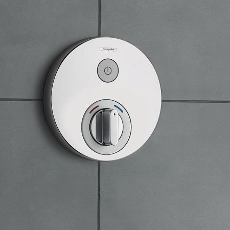 Термостат Hansgrohe ShowerSelectS 15747000 для душа (внешняя часть), хром
